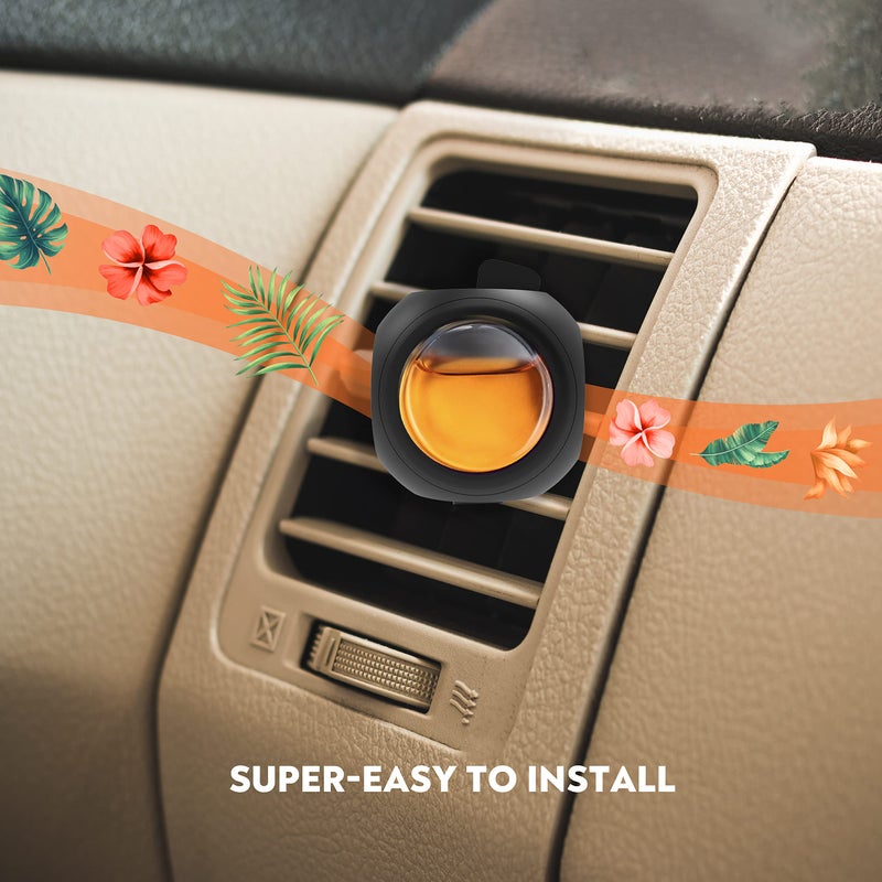 DRIVEJOY Car Air Freshener Vent Clips  8 PK  6 Hawaiian  2 New Car  Car Fresheners for Men Women  Up to 240 Days  Natural Odor Eliminator - Image 5